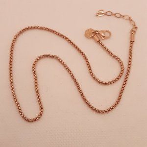 Origami Owl Copper Tone or Rose Gold Necklace